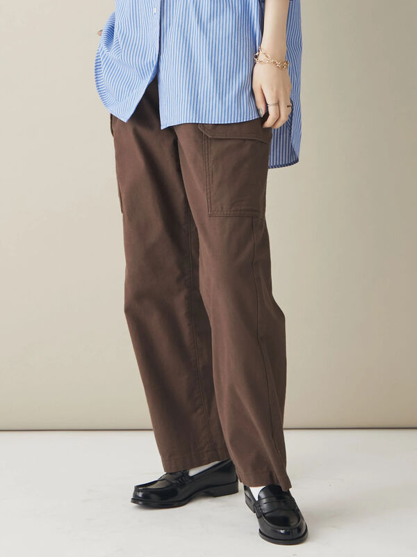 カーゴパンツ ブラウン カーキ Craft Standard Boutique クラフト スタンダード ブティック のレディースパンツ Pa23l0f0800 ファッション通販のstripe Club