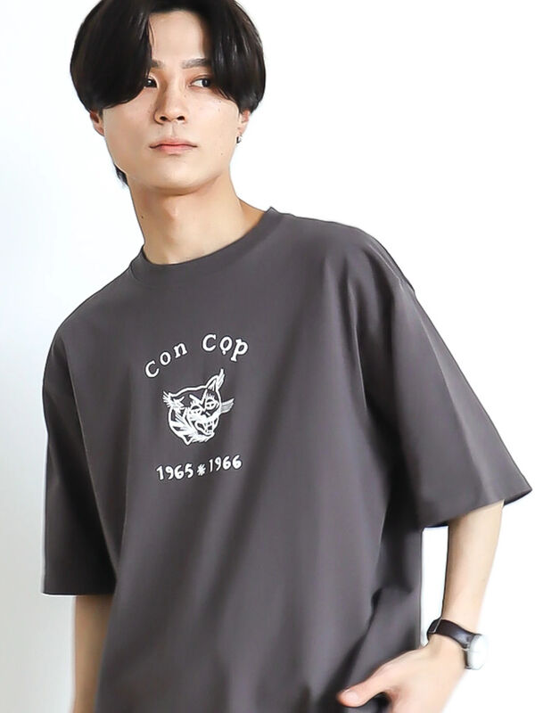 アウトレット】CON COP TEE（アイボリー/オフホワイト