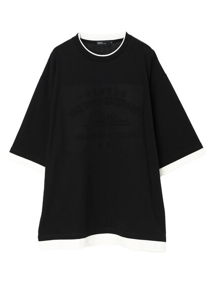 CRAFT STANDARD BOUTIQUE(クラフト スタンダード ブティック) |エンボスプリントレイヤードTEE-A