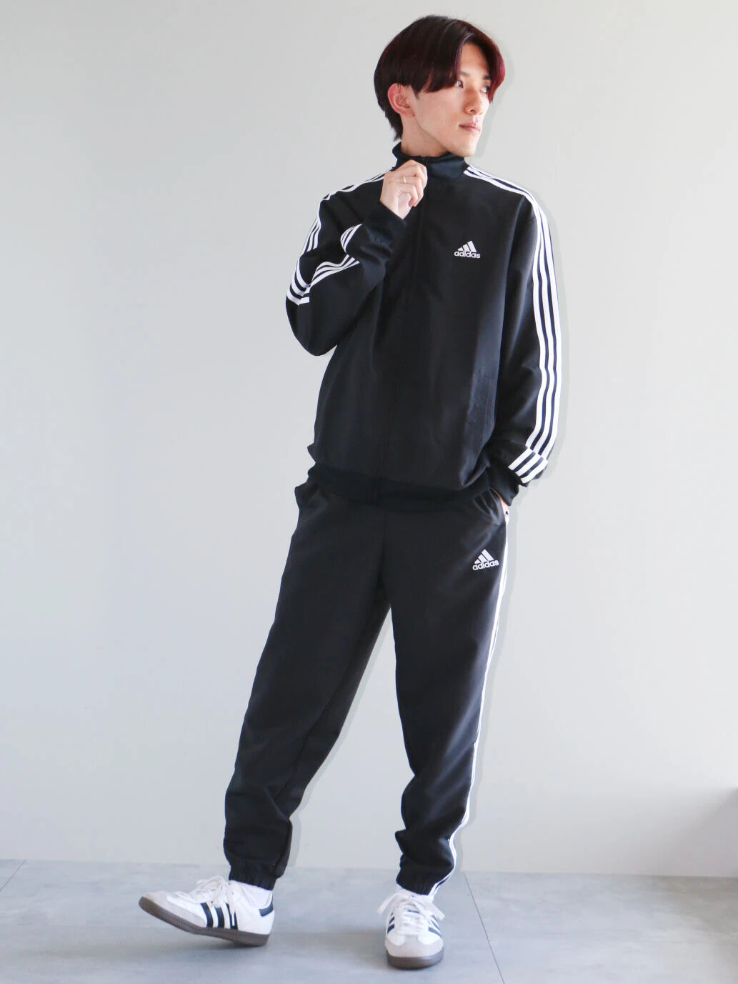 WEB限定】adidas 3Sウーブントラックスーツ（ブラック） CRAFT STANDARD BOUTIQUE（クラフト スタンダード  ブティック）のメンズジャケット【PP42M1Y01C0】｜ファッション通販のSTRIPE CLUB