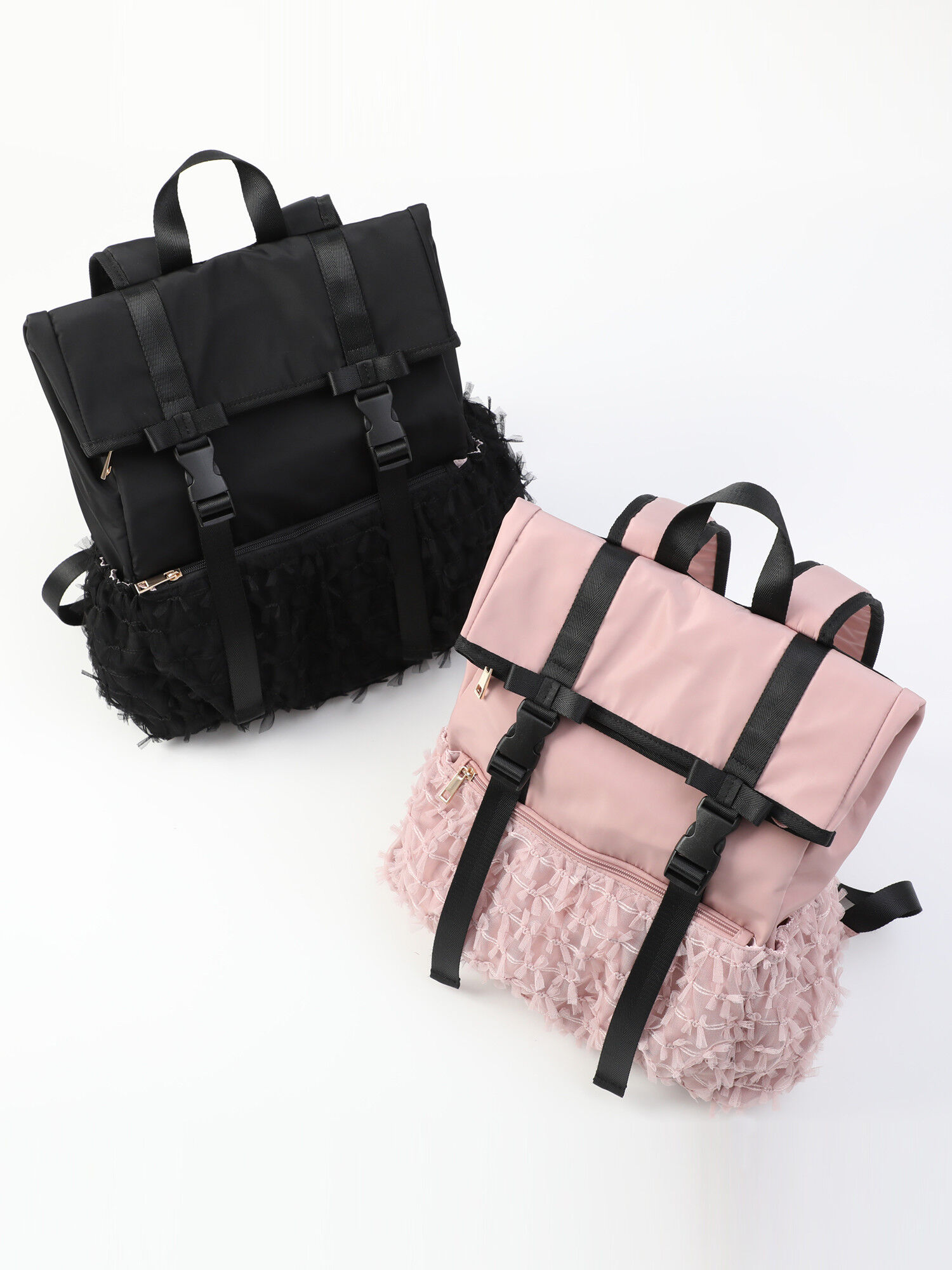 メニーリボンリュック ブラック ピンク Honey Salon ハニーサロン のレディースバッグ ポーチ Sa93f0j1550 ファッション通販のstripe Club