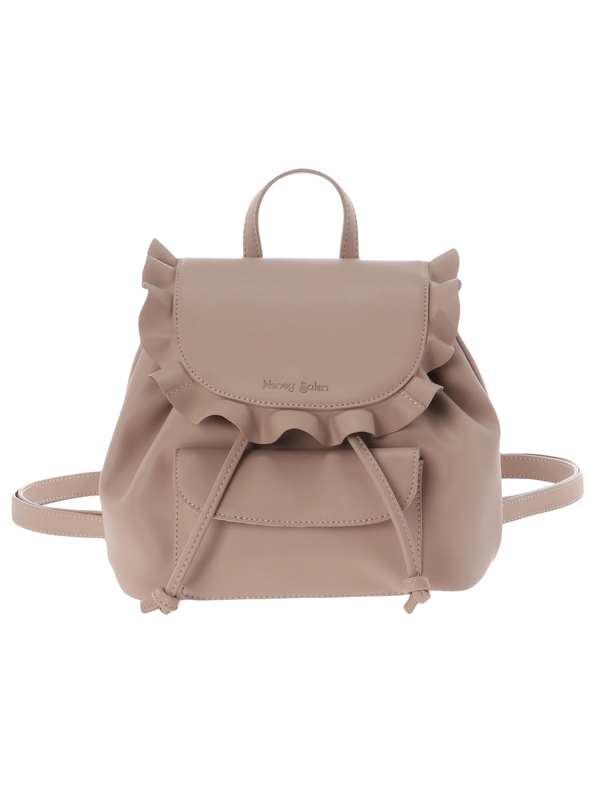 アウトレット フリルリュック ブラック ベージュ Honey Salon ハニーサロン のレディースバッグ ポーチ Sa94f0j1100 ファッション通販のstripe Club