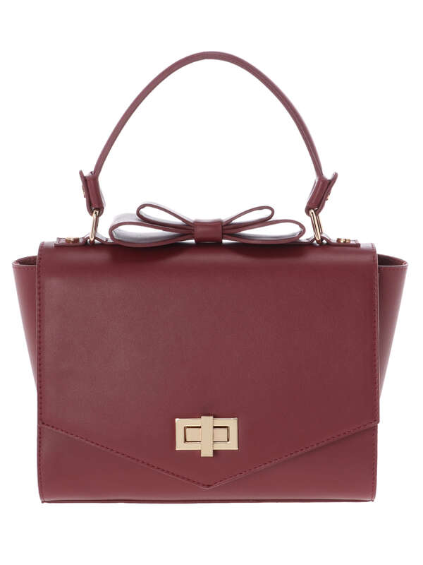 トップリボンバッグ ブラック ボルドー Honey Salon ハニーサロン のレディースバッグ ポーチ Sa94f0j20 ファッション通販のstripe Club