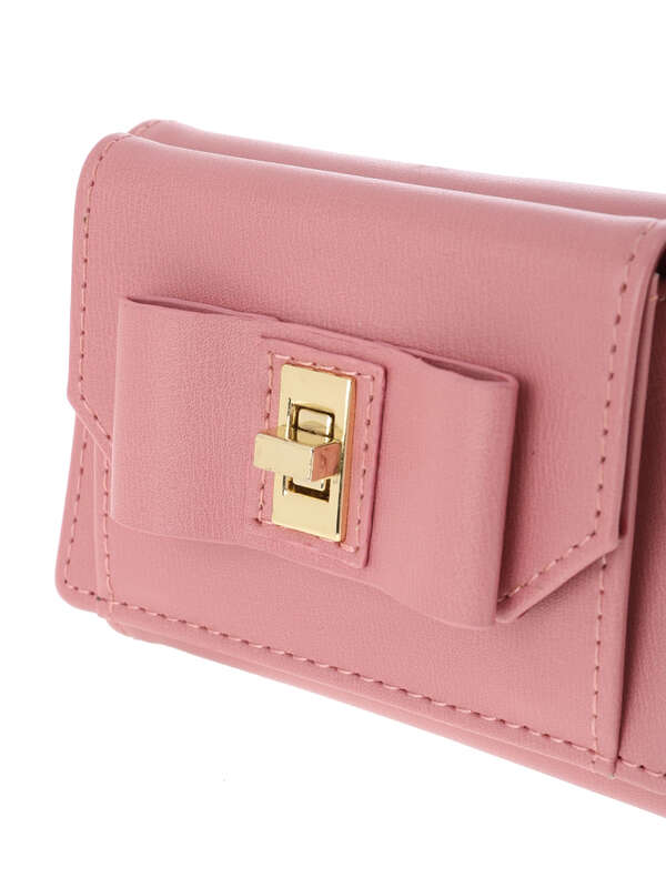 キャロンウォレット アイボリー ブラック ダークピンク Honey Salon ハニーサロン のレディースポーチ Sa94frj0100 ファッション通販のstripe Club