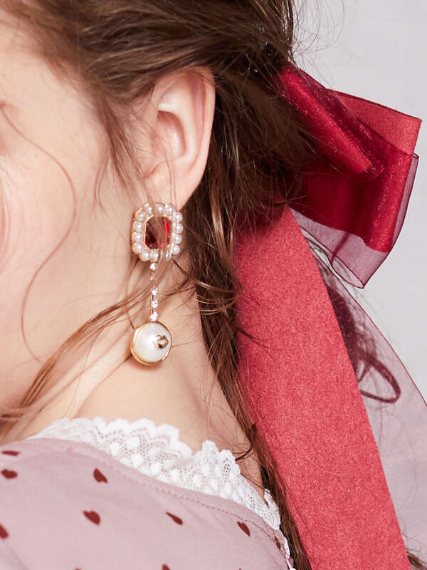 Lip Heartビジューピアス ピンク レッド Honey Salon ハニーサロン のレディースピアス 指輪 Sa01fcj0600 ファッション通販のstripe Club Lip Heartビジューピアス ピンク レッド Honey Salon ハニーサロン のレディースピアス 指輪 Sa01fcj0600 ファッション通販のstripe Club