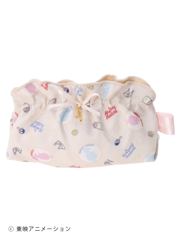 おジャ魔女どれみコラボ ハナちゃん柄アイドルポーチ小 アイボリー Honey Salon ハニーサロン のレディースポーチ Sa01fjj0600 ファッション通販のstripe Club