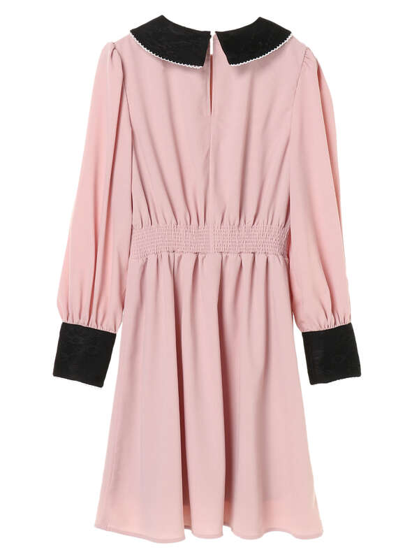 レースカラーカフスミニワンピース ピンク ピンク Honey Salon ハニーサロン のレディースワンピース Sa04l0h0400 ファッション通販のstripe Club