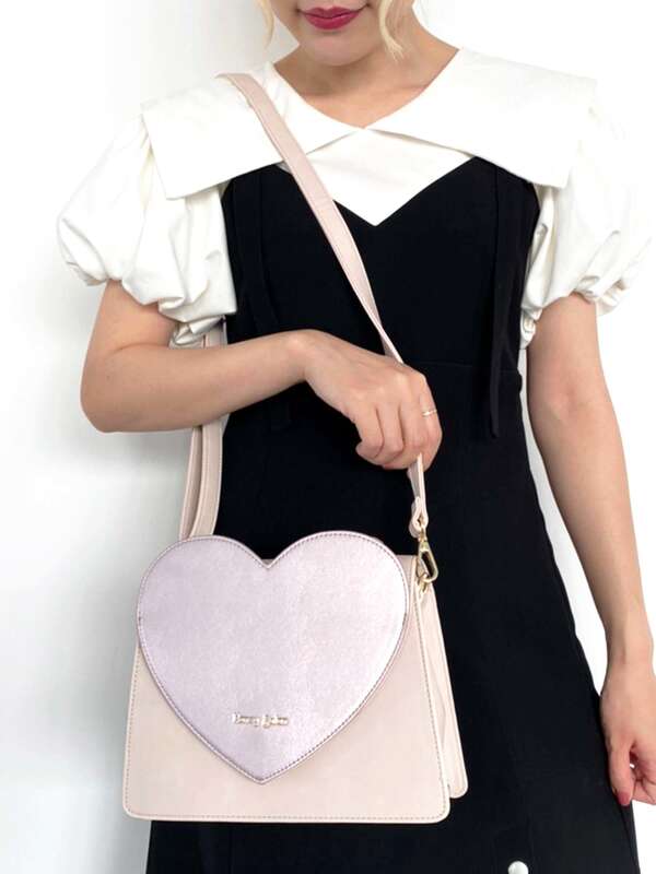 ハートバッグ ブラック ピンクベージュ Honey Salon ハニーサロン のレディースバッグ ポーチ Sa11f0j0100 ファッション通販のstripe Club