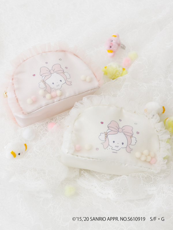 こぎみゅん Hs ぽんぽんフリルポーチ アイボリー ピンク Honey Salon ハニーサロン のレディースバッグ ポーチ Sa04fjj0400 ファッション通販のstripe Club こぎみゅん Hs ぽんぽんフリルポーチ アイボリー ピンク Honey Salon ハニーサロン のレディースバッグ ポーチ Sa04fjj0400 ファッション通販のstripe Club