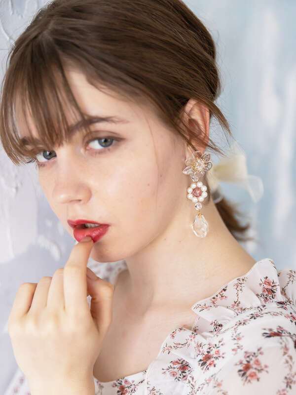 クリアフラワービーズピアス ピンク ライトブルー Honey Salon ハニーサロン のレディースピアス 指輪 Sa11fcj0400 ファッション通販のstripe Club クリアフラワービーズピアス ピンク ライトブルー Honey Salon ハニーサロン のレディースピアス 指輪 Sa11fcj0400 ファッション通販のstripe Club