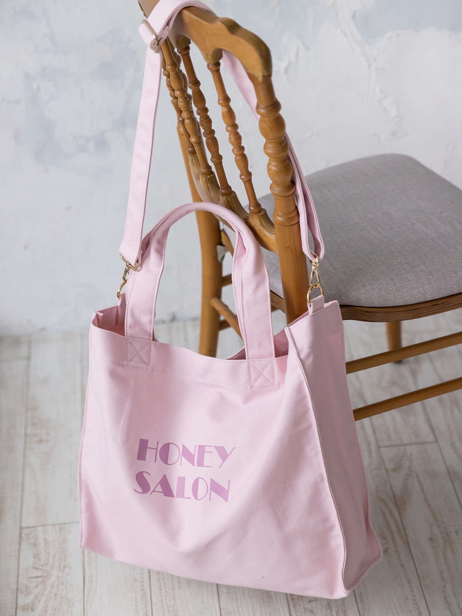 アウトレット Honeysalonビッグトートバッグ ライトピンク ナチュラル ラベンダー Honey Salon ハニーサロン のレディース バッグ ポーチ Sa12f0j00 ファッション通販のstripe Club