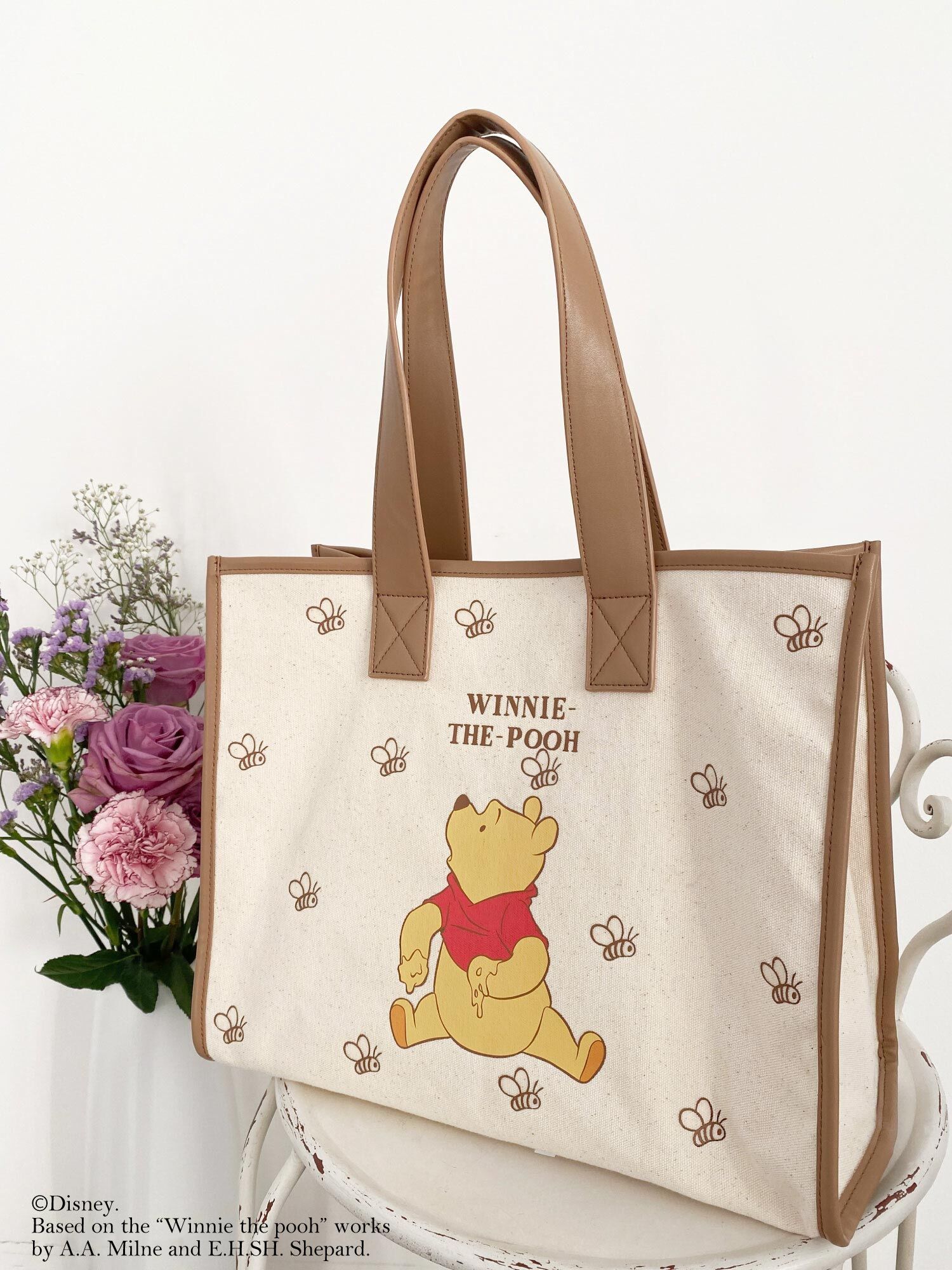 Winnie the Pooh/キャンバストートバッグ