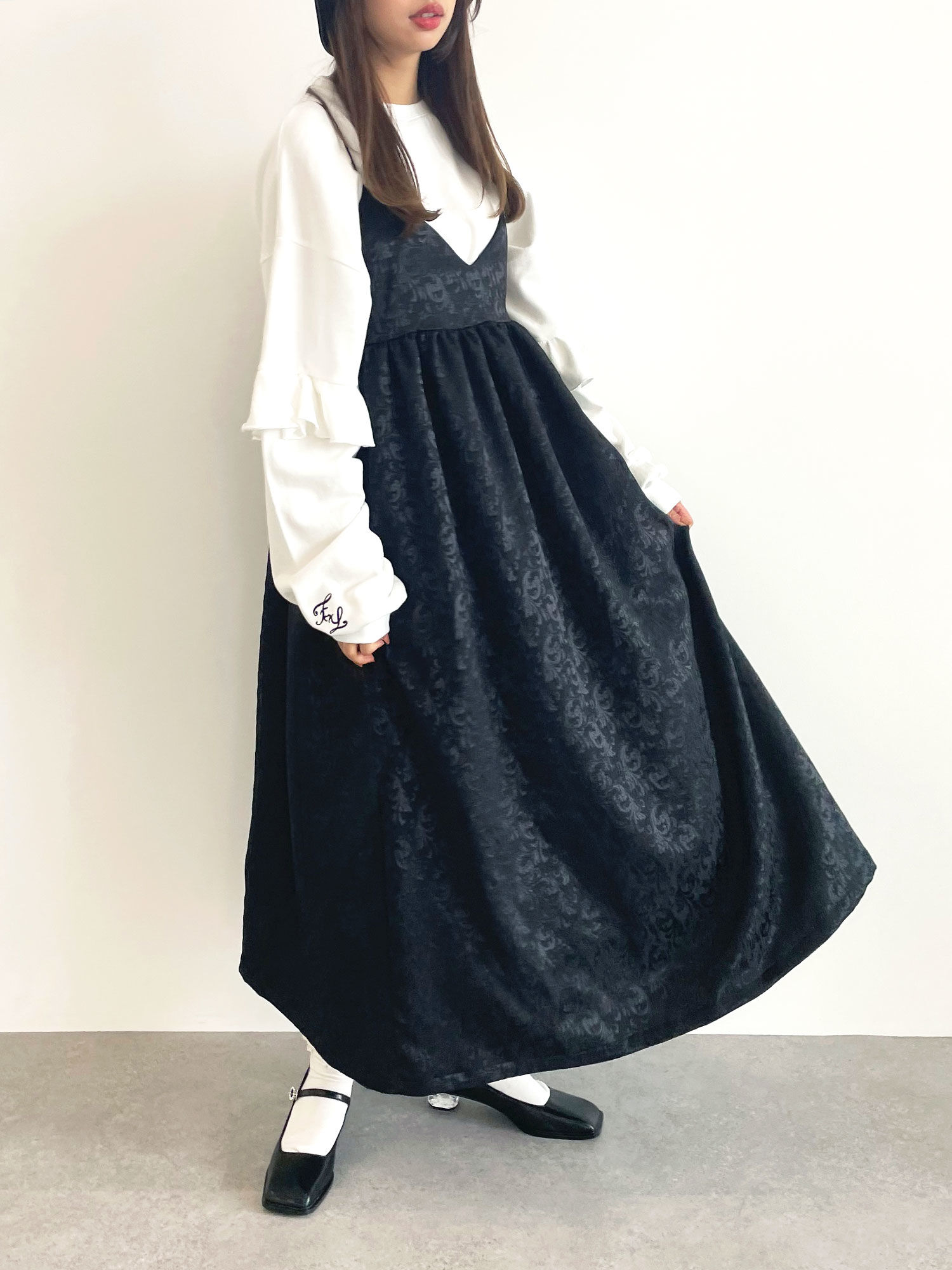 でここにし Honey Salon Honey Salon 定価円 ジャガードキャミワンピースの通販 By Shop ハニーサロンならラクマ ブランド