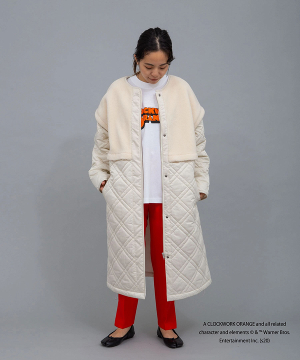 ボア切り替えキルトコート ホワイト カーキ Garage Of Good Clothing ガレージ オブ グッド クロージング のレディース コート Wj04l0z0800 ファッション通販のstripe Club ボア切り替えキルトコート ホワイト カーキ Garage Of Good Clothing ガレージ オブ グッド クロージング のレディース コート Wj04l0z0800 ファッション通販のstripe Club