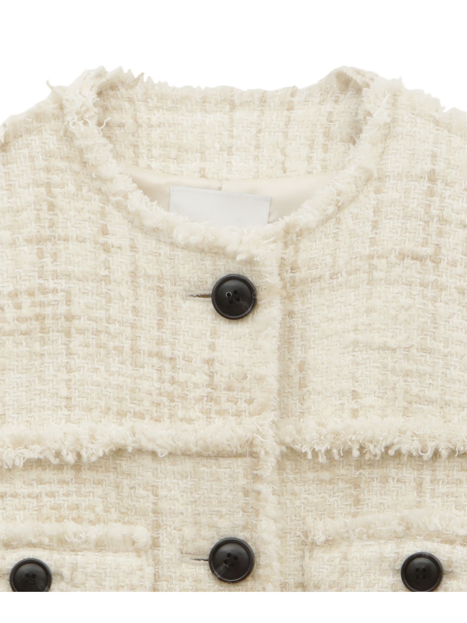 CLANE】NO COLOR TWEED JACKET（ホワイト） / GARAGE OF GOOD CLOTHING 